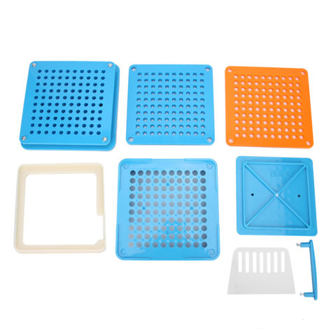 Machine de Remplissage de Capsules 100 Trous, Plaques à Capsules Vides, Outil de Remplissage Capsules, Modèle 1 Bleu (1/5)