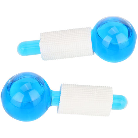 2 pièces Boules de Massage en Gel Glacé pour le Visage, Soin Raffermissant et Tonifiant de la Peau (1/5)