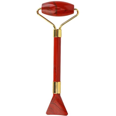 Rouleau de Jade Naturel pour Massage Anti-Rides et Anti-Âge du Visage et des Yeux (1/5)