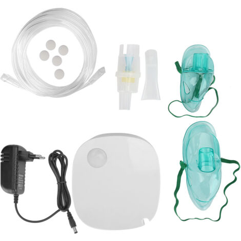 Nébuliseur à Ultrasons pour Adultes et Enfants, Appareil de Soins à Domicile avec Prise UE 100-240V (1/5)