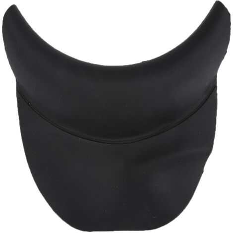 Oreiller Courbé en Silicone pour Lavage de Cheveux - Coussin de Shampooing pour Salon de Coiffure, Outil de Coiffure Noir (1/5)
