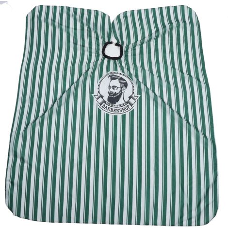 Tablier Coiffeur Professionnel Respirant pour Salon - Cape de Coupe Verte