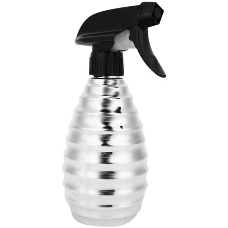 Flacon Vaporisateur 300ml pour Coiffure - Brumisateur Fin Salon, Outils Styliste Argenté (1/5)