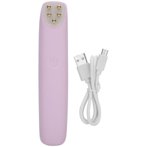 Masque Massage Oculaire Électrique Anti-Rides Vibrations RF EMS Soin des Yeux Violet (1/5)