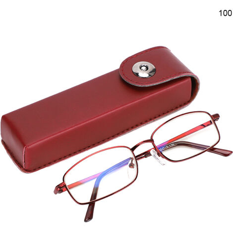 Lunettes anti-lumière bleue pour écran, verres de lecture (+100) pour presbytes (1/5)