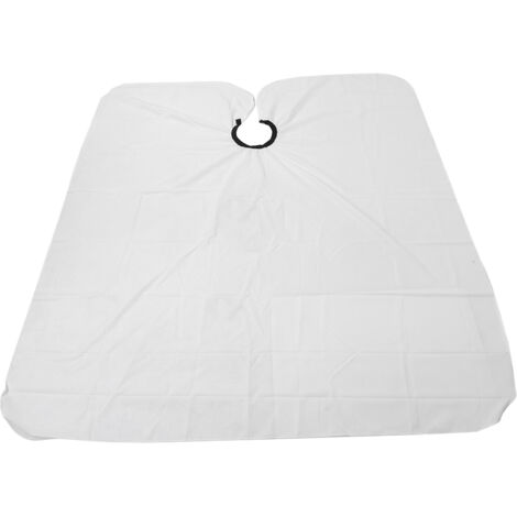 Cape de coiffure motif crâne unique - Tablier salon de coiffure blanc - Accessoires professionnels (1/5)