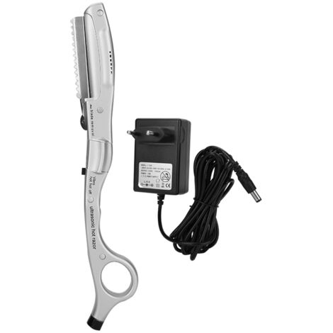Rasoir à Cheveux Ultrasonique Professionnel en Acier Inoxydable pour Salon de Coiffure 100-240V EU