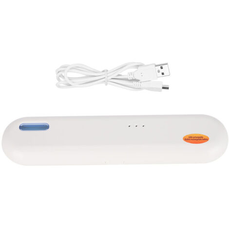 Stérilisateur UV Portable pour Brosses à Dents - Boîte de Désinfection et Rangement - Blanc (1/5)