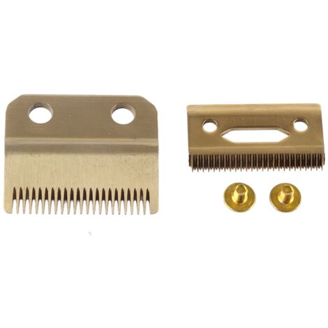 2 pièces lames en acier inoxydable professionnelles pour tondeuse cheveux électrique 8148 - outil de remplacement (1/5)