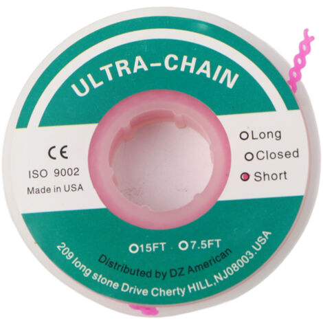 Élastique orthodontique rose rouge pour chaîne élastique dentaire (1/5)