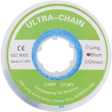 Élastique orthodontique bleu pour chaînes dentaires - Accessoire de traitement dentaire (1/5)