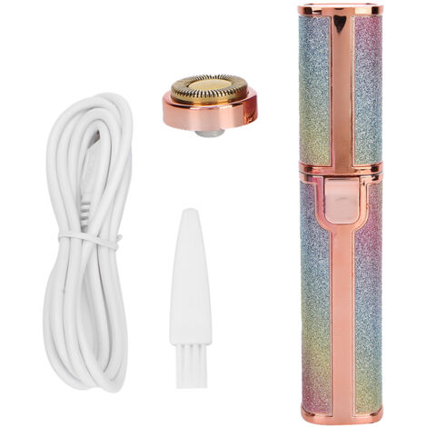 Rasoir Électrique USB pour Épilation Femme, Machine à Épiler Visage et Corps avec Lumière (1/5)