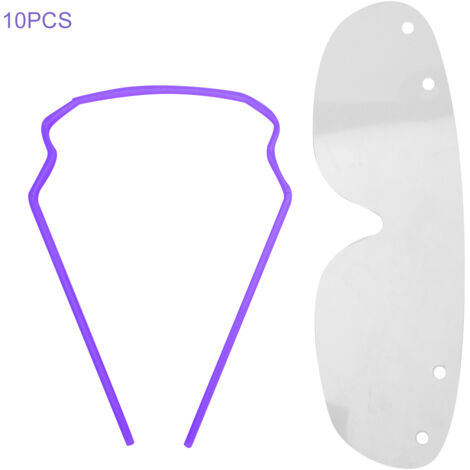 Lunettes de Protection Anti-Buée Anti-Poussière pour Laboratoire Dentaire (Violet) (1/5)