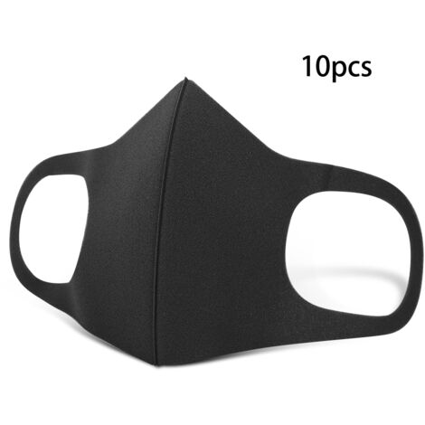 10 masques anti-poussière réutilisables avec filtre à air - Protection contre la pollution (1/5)