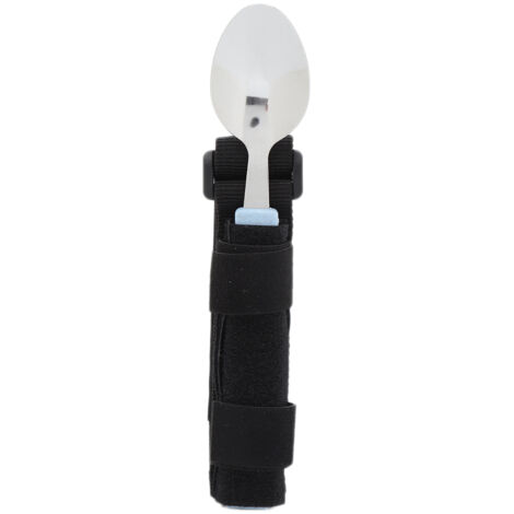 Cuillère Ergonomique pour Personnes Âgées - Ustensile de Saisie avec Lanière pour Arthrite et Mobilité Réduite (1/5)