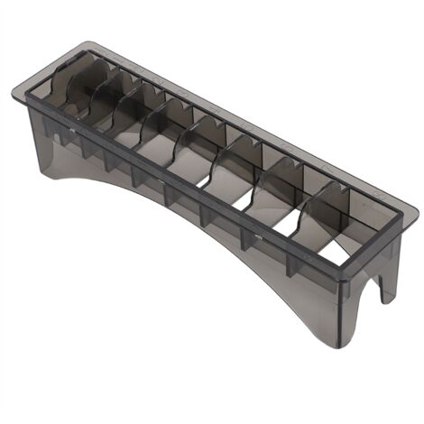 Étui de rangement pour 10 peignes de guide tondeuse électrique avec grille organisatrice (1/5)