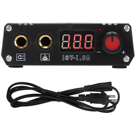 Alimentation Professionnelle Tatouage Mini Numérique Double Mode 100-240V Prise EU (1/5)
