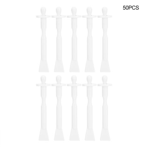 50 bâtonnets jetables 2-en-1 pour épilation cire visage et nez - Lot économique (1/5)