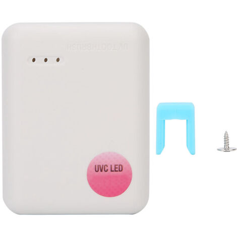 Support de Brosse à Dents UV Portable à Fixer au Mur - Machine de Nettoyage (Blanc UE) (1/5)