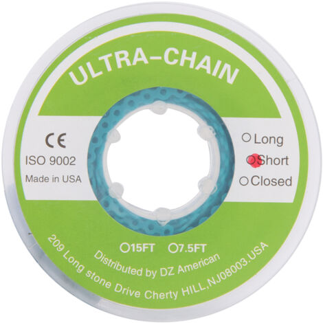 Élastique orthodontique vert pour chaîne dentaire - Accessoire de soins dentaires (1/5)