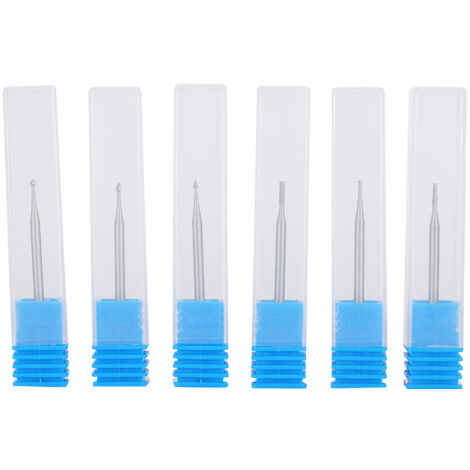 6 pièces Fraises Manucure Acier Tungstène pour Ponceuse Électrique 1.4mm (1/5)