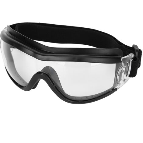 Lunettes de protection anti-buée, anti-poussière et imperméables pour enfants - Idéales pour le cyclisme, unisexes et résistantes au vent (Noir) (1/5)