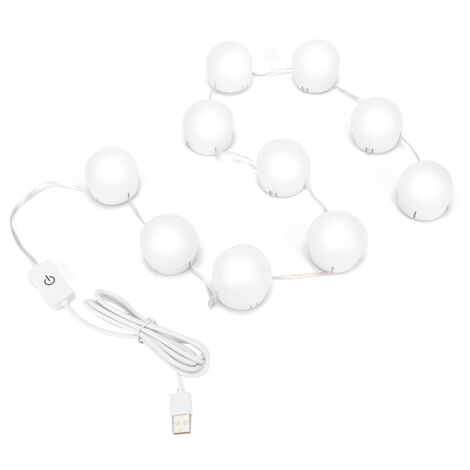 10 Pièces Ampoules LED Colorées USB3 pour Miroir de Maquillage Table Lumineux Beauté (1/5)