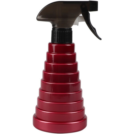 Vaporisateur à eau vintage 400ml rechargeable pour coiffure - Flacon pulvérisateur rouge pour salon (1/5)