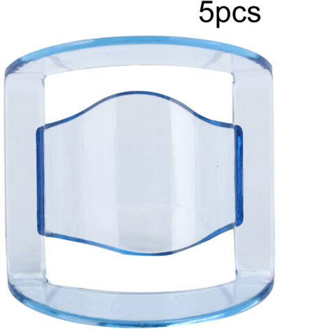 5 pièces Écarteur buccal dentaire transparent bleu pour orthodontie et soins dentaires (1/5)