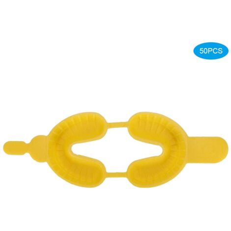 50 Pièces Plateaux Dentaires Fluorure Jetables Double Arc Accessoires Dentaires (1/5)