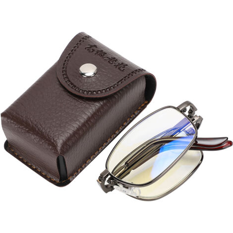 Lunettes anti-lumière bleue pliables pour hommes et femmes - Protection fatigue oculaire (+ cadre noir inclus) (1/5)