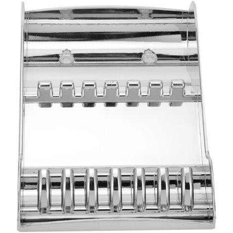 Porte-ciseaux professionnel pour coiffeurs - Rangement organisé pour ciseaux de salon en argent (1/5)