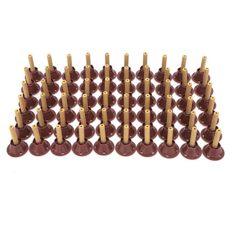 60 pièces Cône de Moxa Autocollant Pur - Bâton de Moxibustion pour Soins de Santé (1/5)