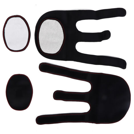 Genouillère Auto-Chauffante Magnétique avec Support de Rotule et Protection - Taille Unique Noire (1/5)
