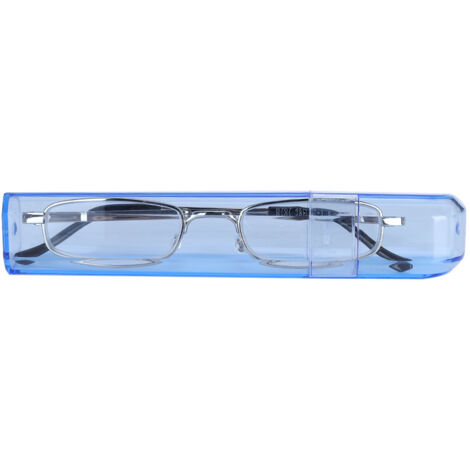 Lunettes de lecture portables anti-fatigue visuelle haute définition pour presbytes avec étui (+2.00) (1/5)