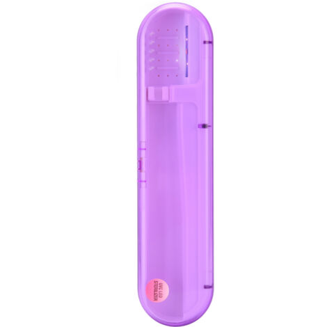 Portable Stérilisateur UV pour Brosse à Dents - Désinfection Rapide - Violet (1/5)