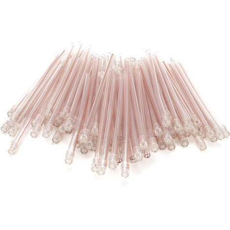 100 pièces Embouts à Aspiration Salivaire Jetables, Tubes pour Éjecteur de Salive, Matériel de Soin Dentaire Chirurgical (1/5)