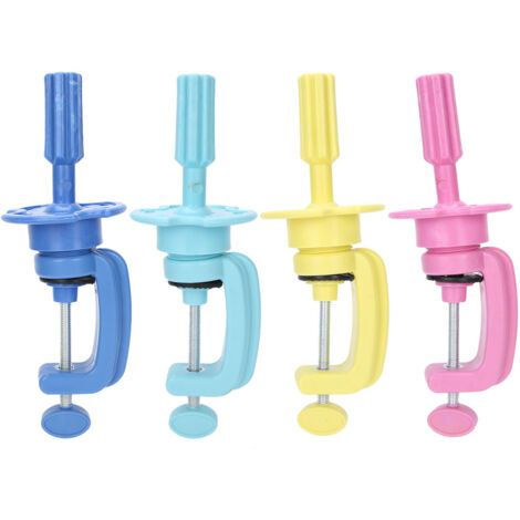 4 pièces Support de Tête Mannequin Réglable pour Perruques et Coiffure (1/5)