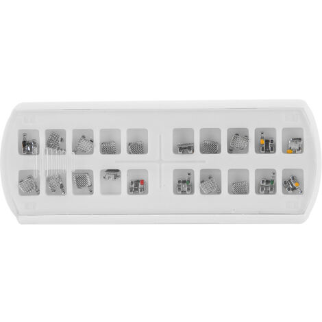 Brackets orthodontiques métalliques mini 0.022 avec crochets pour appareil dentaire (1/5)