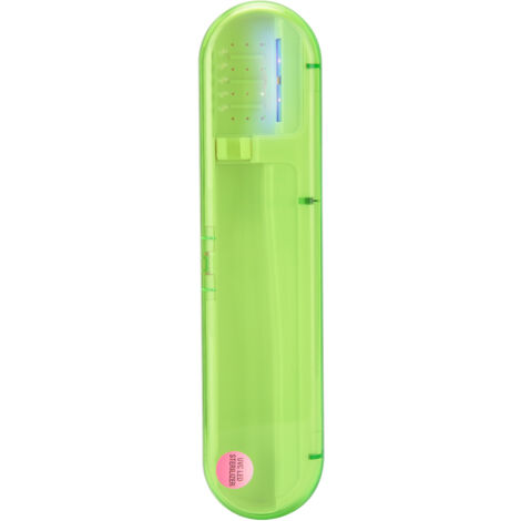 Portable Stérilisateur à Brosses à Dents UV LED, Désinfectant pour Brosse à Dents Portable Vert (1/5)