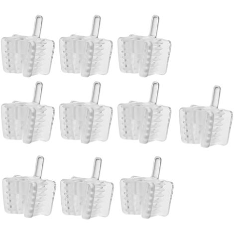 10 pièces Écarteur de Bouche en Silicone Dentaire Réutilisable pour Soins Bucco-dentaires (1/5)
