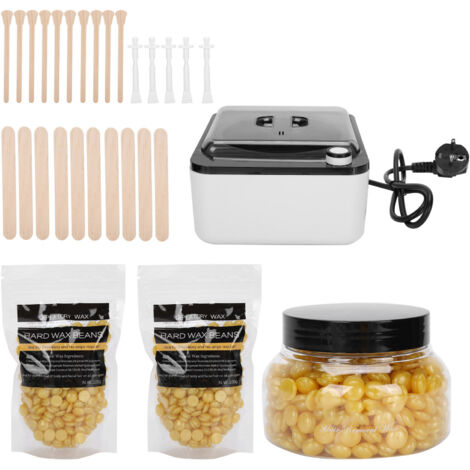 Chauffe-cire électrique doré pour épilation - Kit complet avec bâtons de cire et prise EU 220V (1/5)