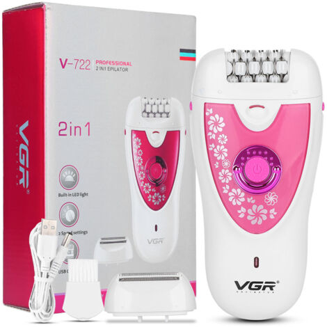 Rasoir Électrique Épilateur pour Femmes - Sans Douleur et Portable - Appareil d'Épilation (1/5)