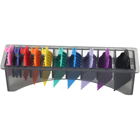 Jeu de guides de coupe colorés pour tondeuse, pièces détachées et accessoires pour outils de coiffure (1/5)