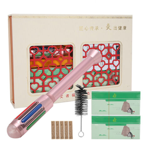 Bâton de Moxibustion Roulant pour Massage et Thérapie par la Chaleur (1/5)