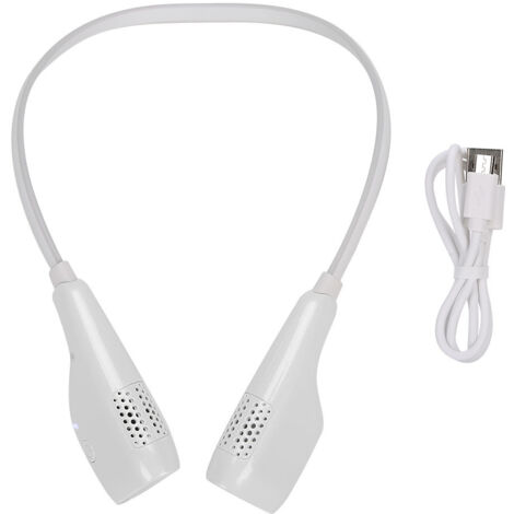 Purificateur d'Air Portable Mini - Collier Purificateur à Ions Négatifs Anti-Fumée Blanc (1/5)