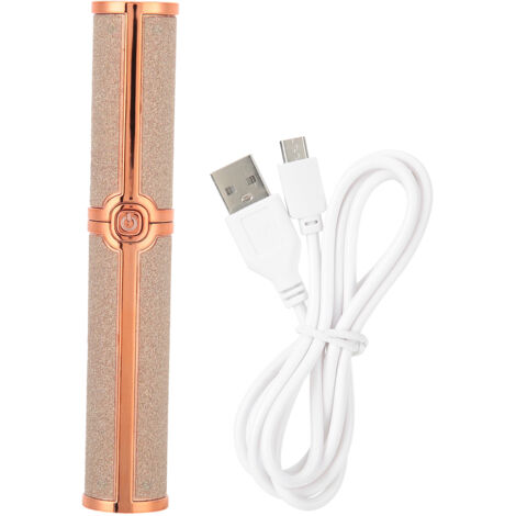 Rasoir Électrique USB pour Sourcils - Épilateur Portable Maquillage pour Femmes, Design Rouge à Lèvres (1/5)