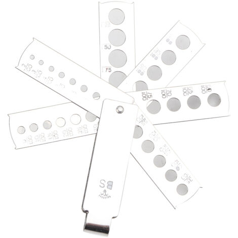 Outil de Mesure de Pierres Précieuses pour Bijoux - Jauge Diamant et Gemmes (1/5)