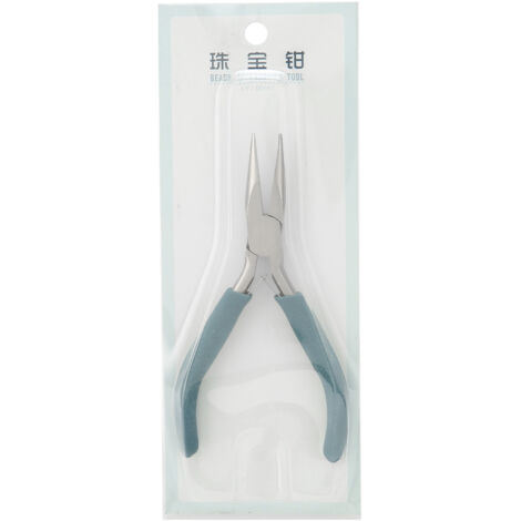 Pinces à bijoux aiguilles en acier professionnelles pour la création de bijoux (sans dents) (1/5)