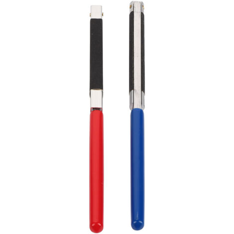 2 pièces Règle Papier de Verre Ronde Carrée Outil de Polissage Bijoux Bâton Manuel (1/5)